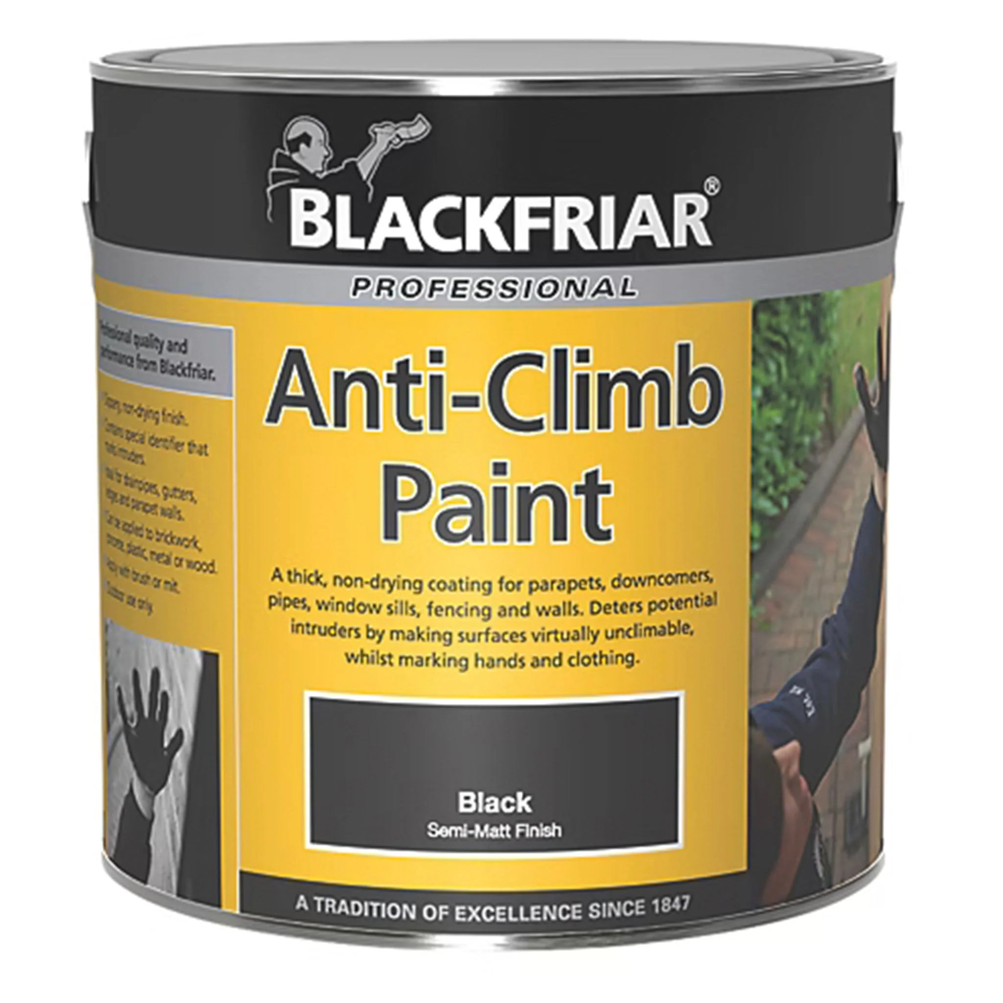 Blackfriar Anti Climb Paint - Black - Image 4