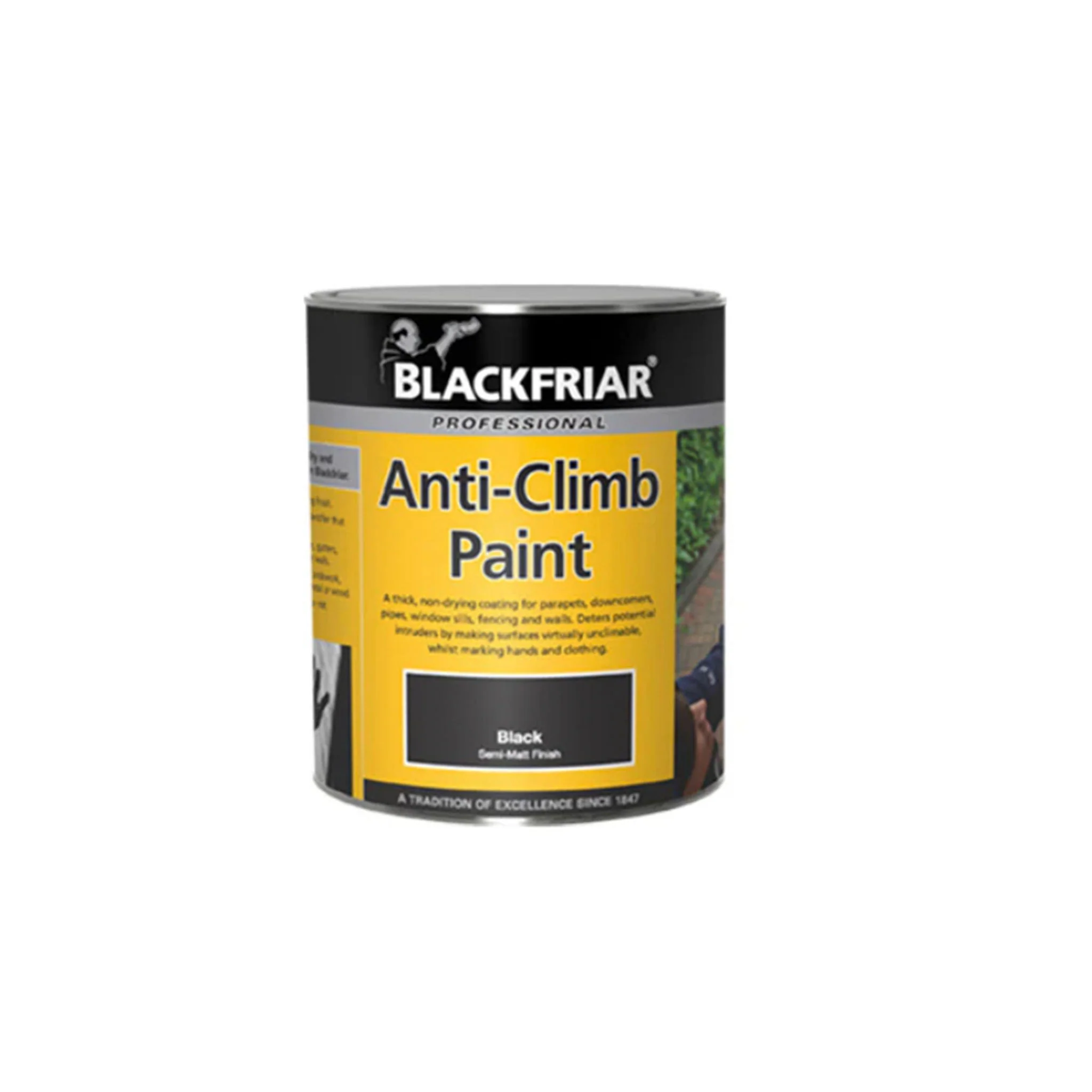Blackfriar Anti Climb Paint - Black - Image 5