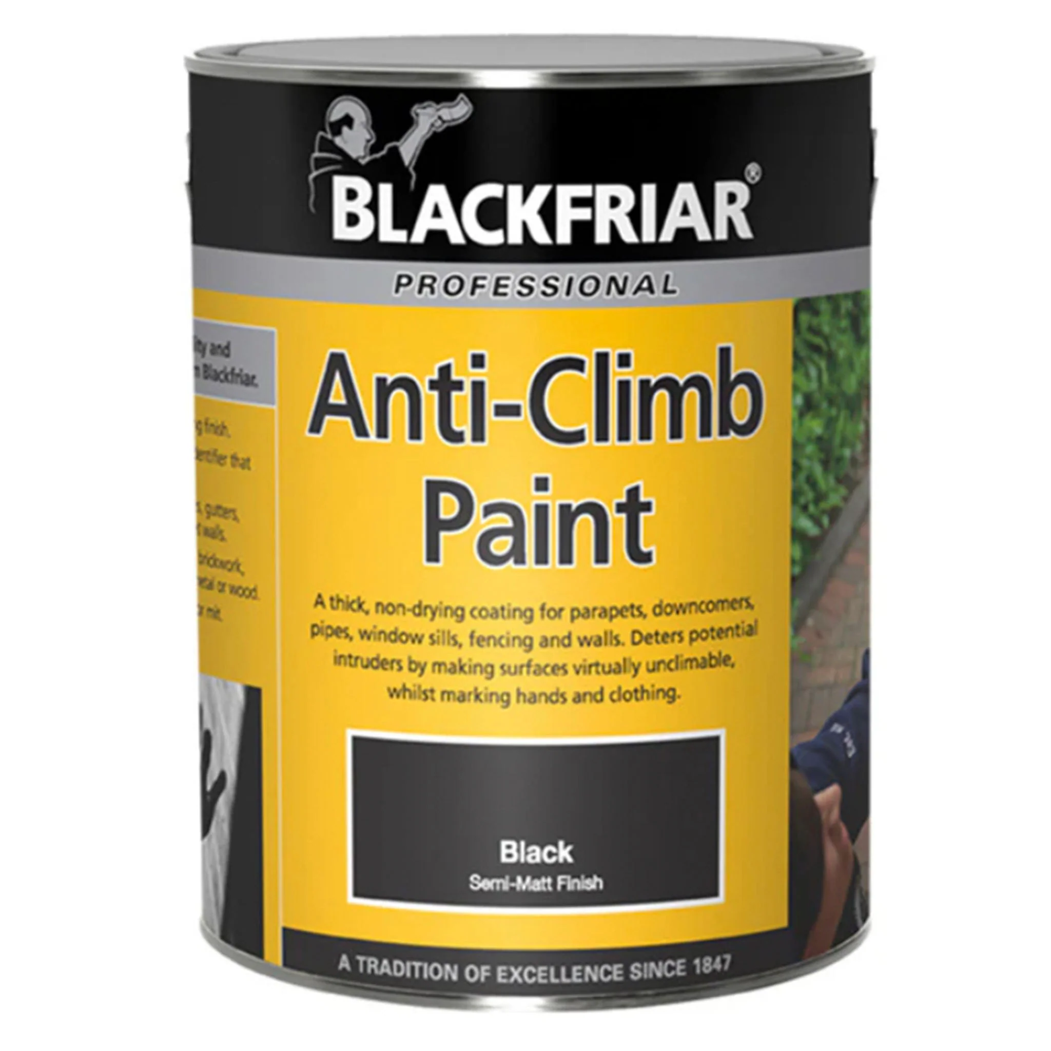 Blackfriar Anti Climb Paint - Black - Image 6