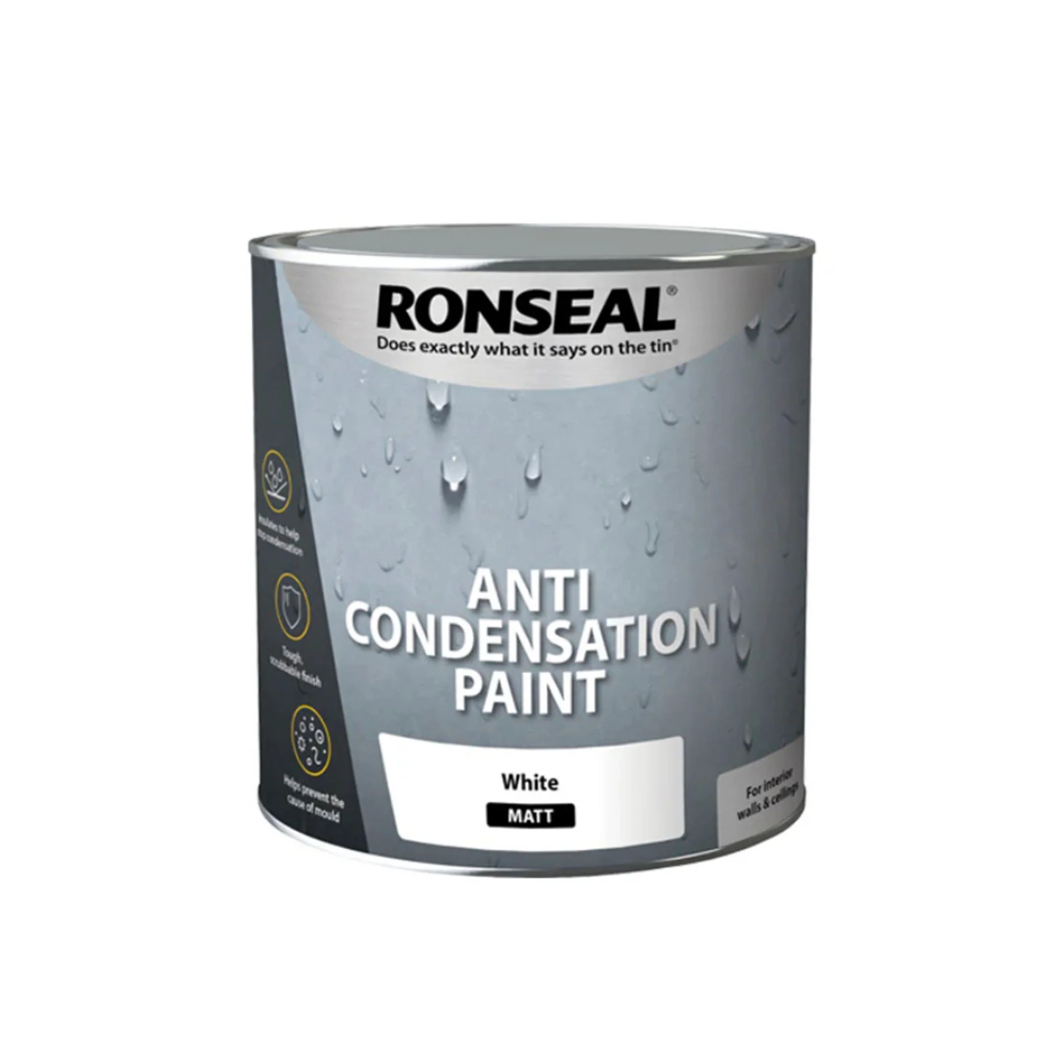 Ronseal Anti Condensation Paint - White Matt - Image 3