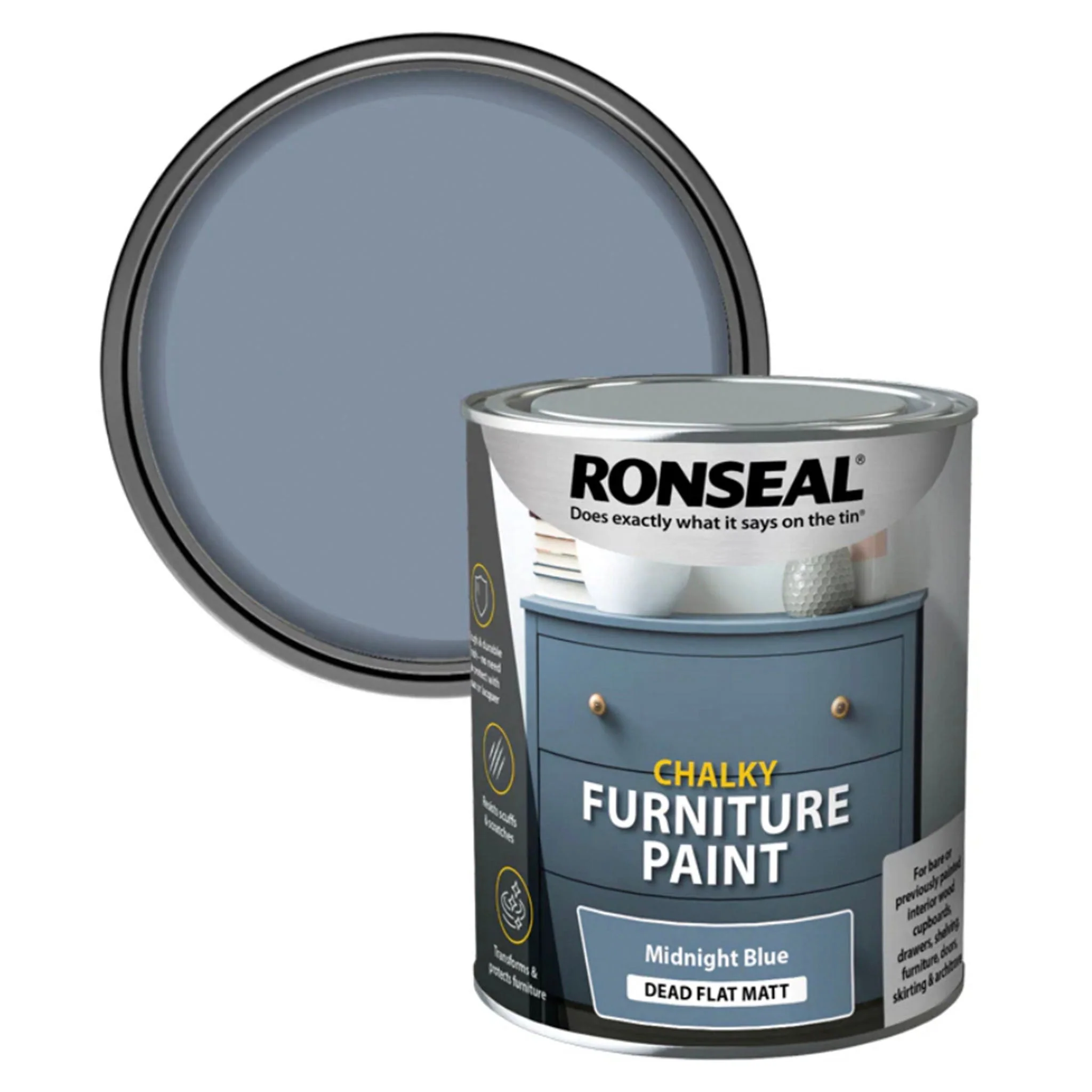 Ronseal Chalky Furniture Paint - 750ml - Image 5