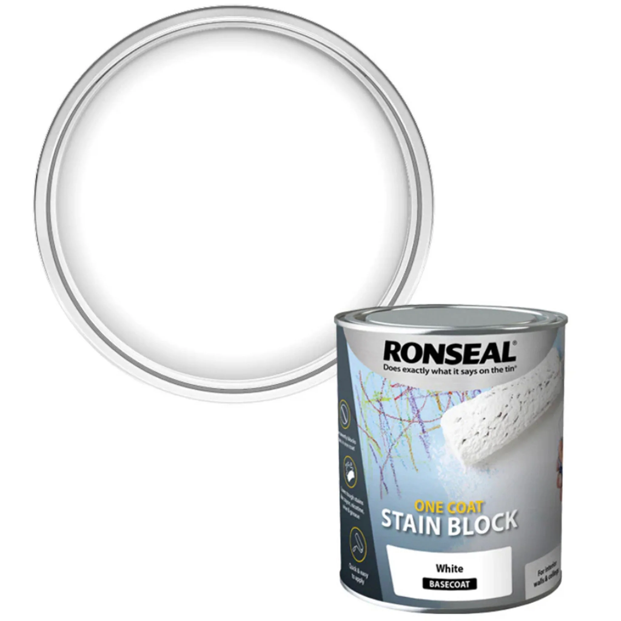 Ronseal One Coat Stain Block Paint - Image 3