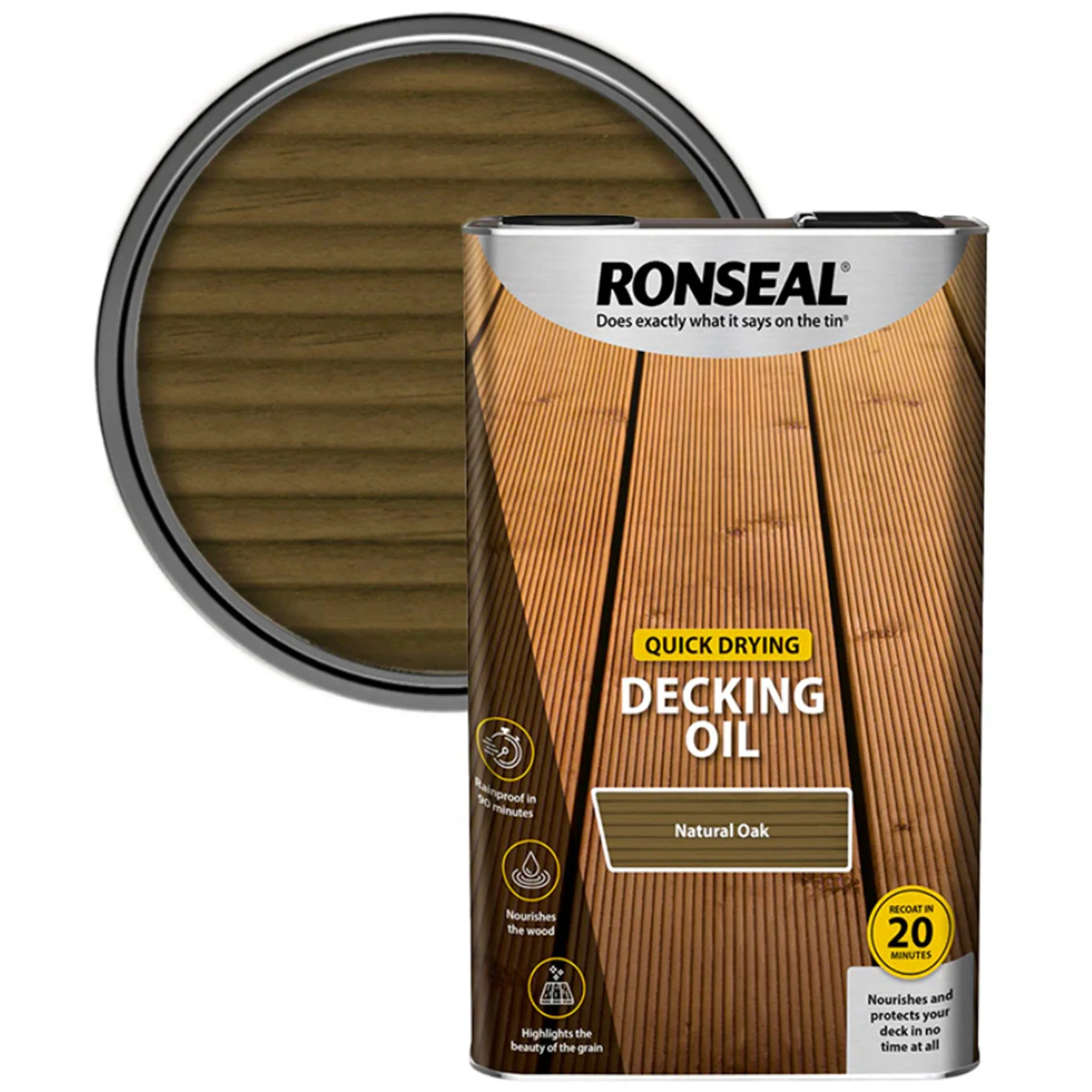Ronseal Quick Drying Decking Oil - 5 litre - Image 3