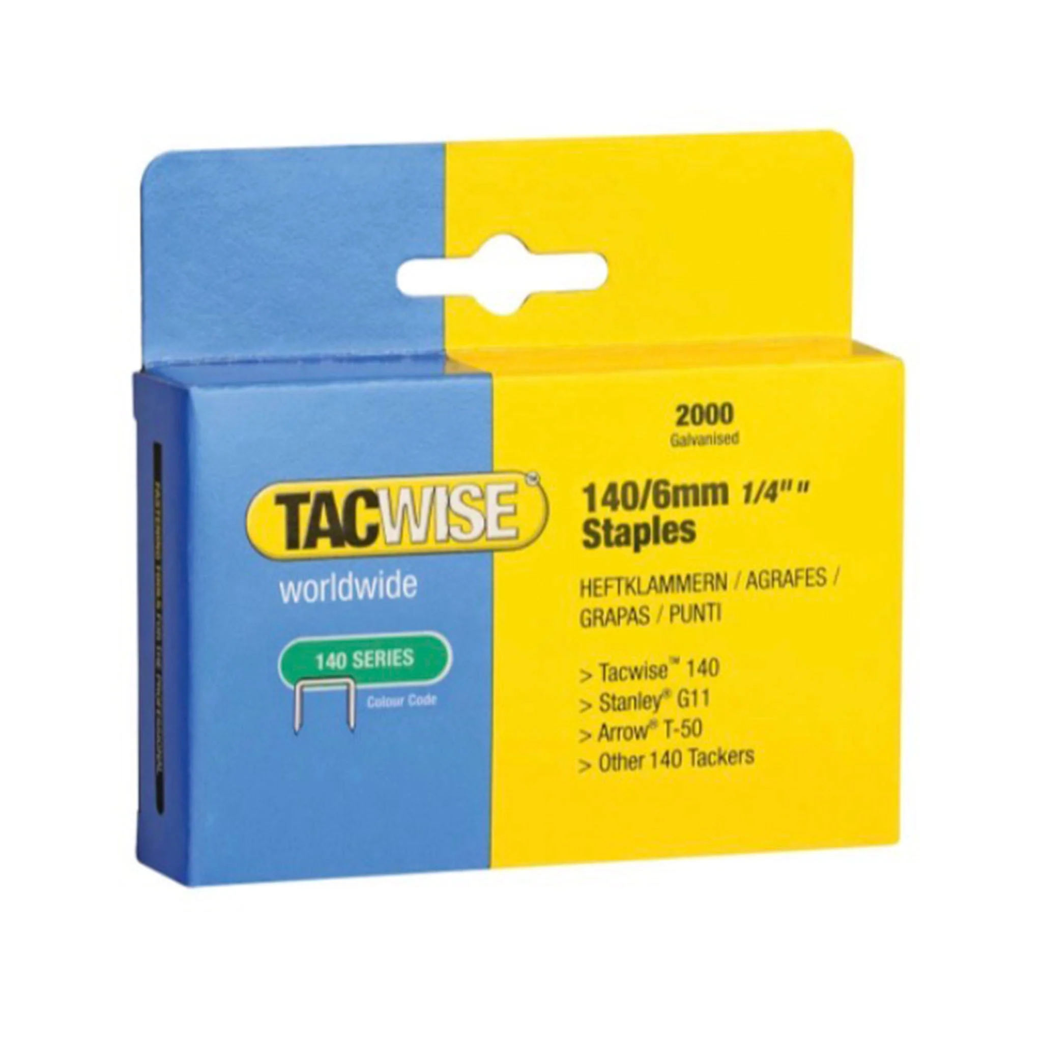 Tacwise Type 140 Series Staples Glavanised Finish - Image 3