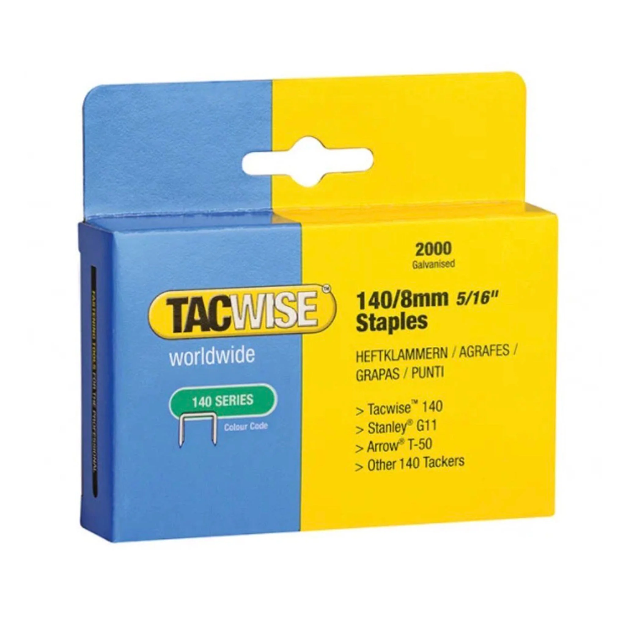 Tacwise Type 140 Series Staples Glavanised Finish - Image 5