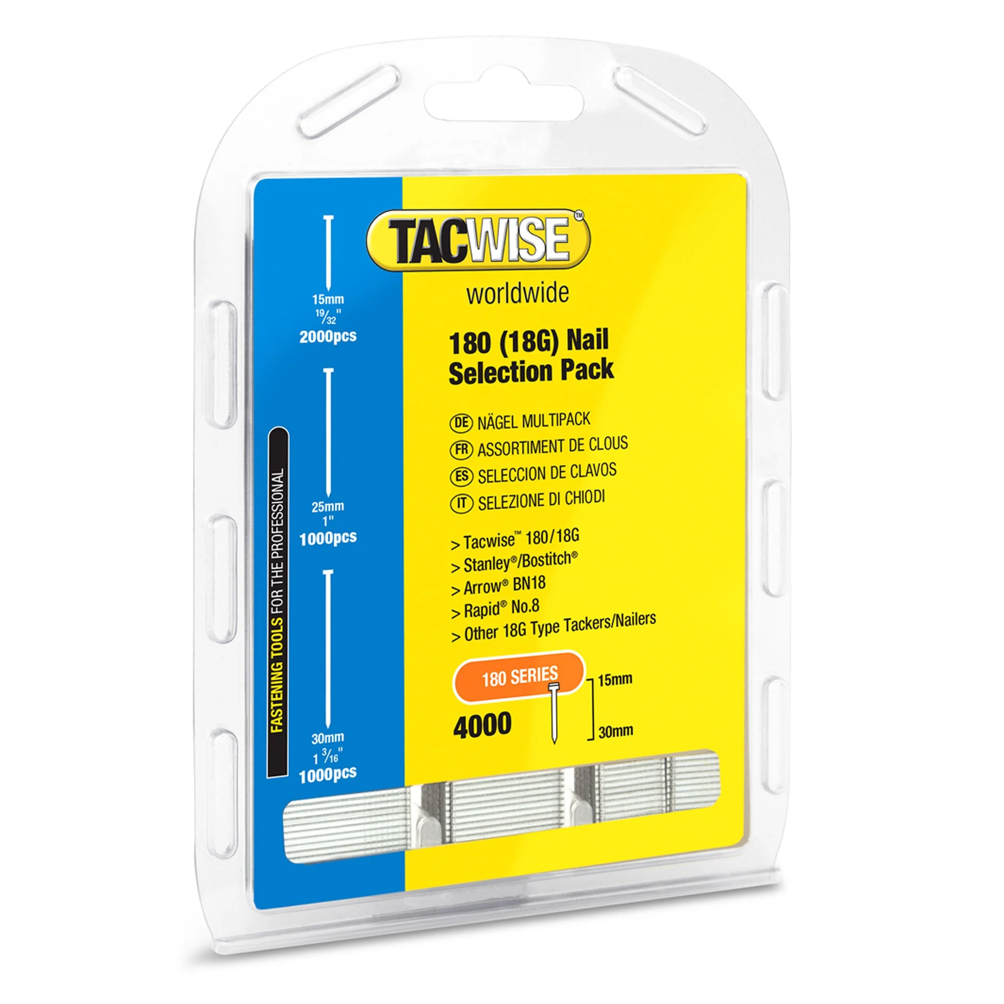 Tacwise Type 180 Collated Brad Nails 18G 20mm - 50mm - Image 12