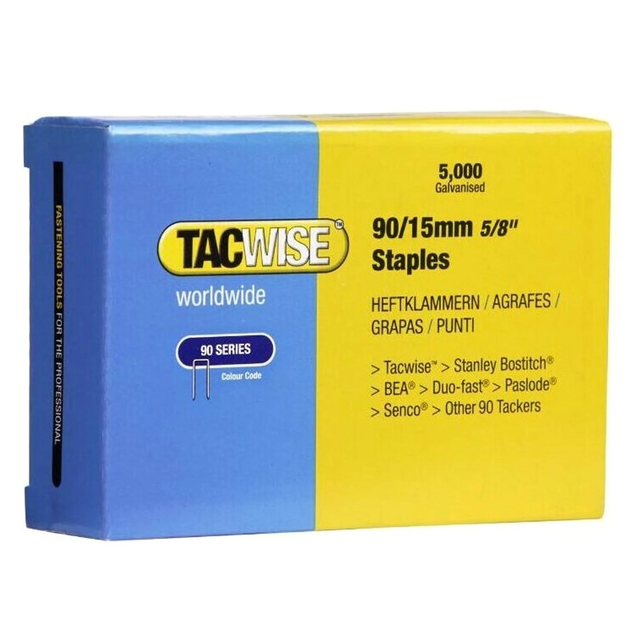 Tacwise Type 90 Staples 15mm - 40mm - Image 3