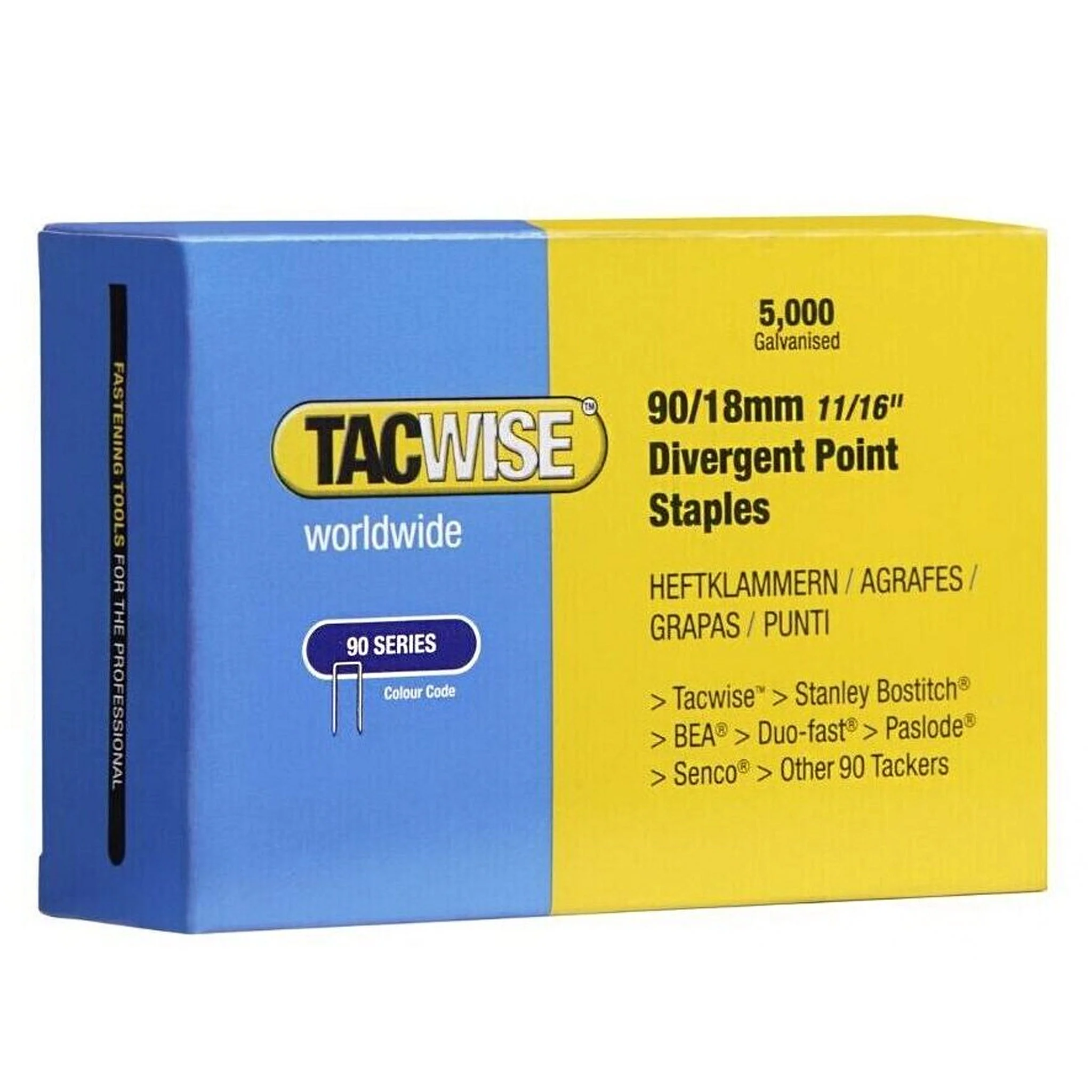 Tacwise Type 90 Staples 15mm - 40mm - Image 4