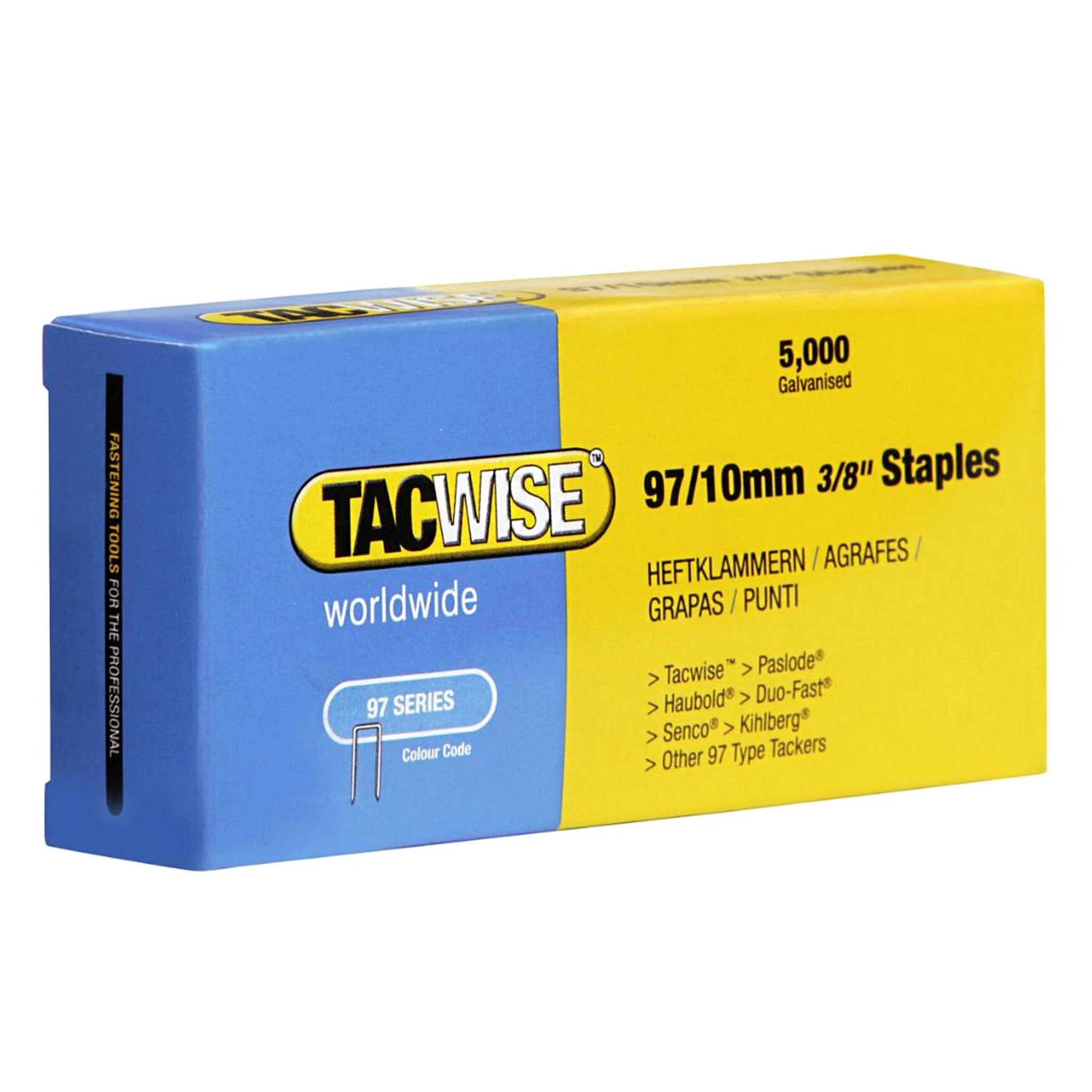 Tacwise Type 97 Narrow Crown Staples 10mm - 25mm - Image 3