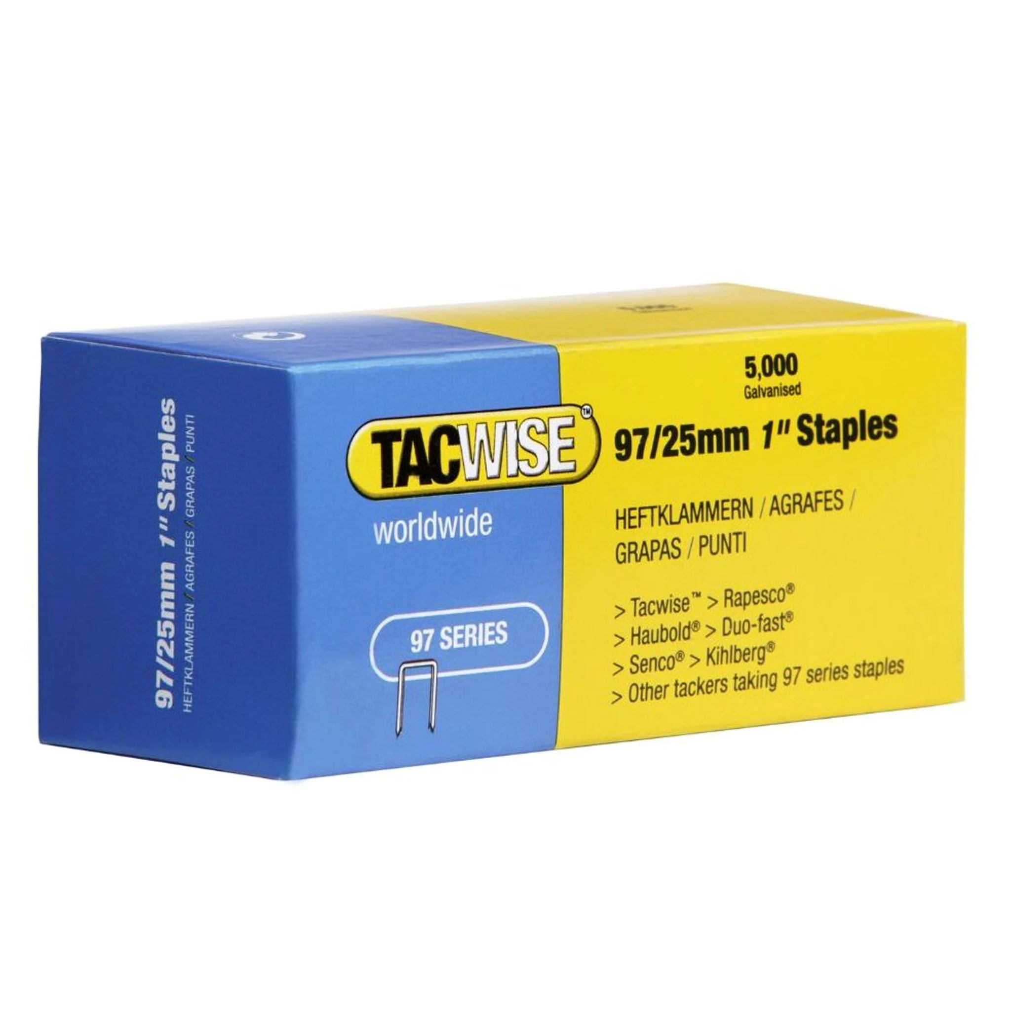 Tacwise Type 97 Narrow Crown Staples 10mm - 25mm - Image 6